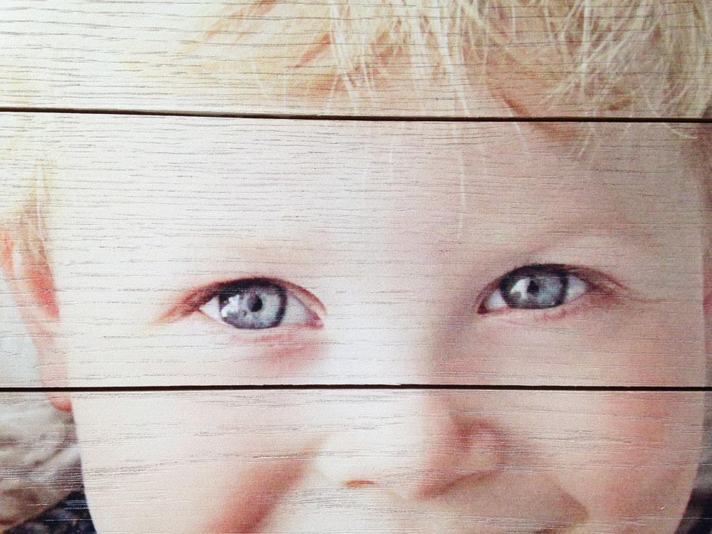 goedkope kinder foto op hout afdrukken printen