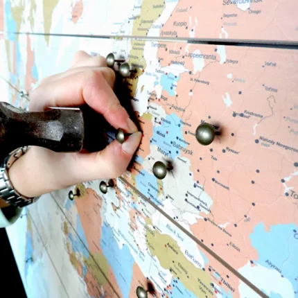 wereldkaart style - wereldkaart op hout- woodprint.nl - woodprint - houtprints