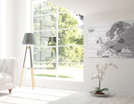 Europakaart Zwart-wit