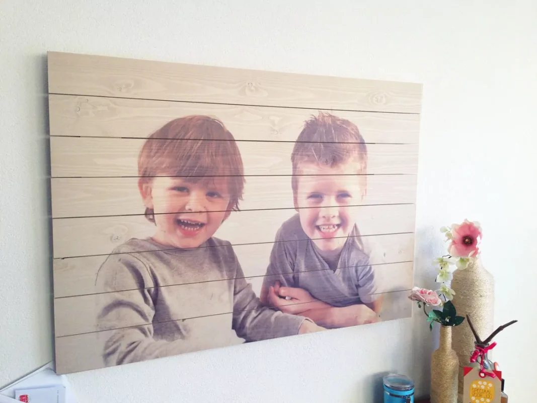 Houten foto bedrukken