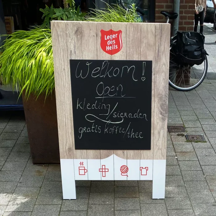Stoepbord met Krijtbord - Afbeelding 3